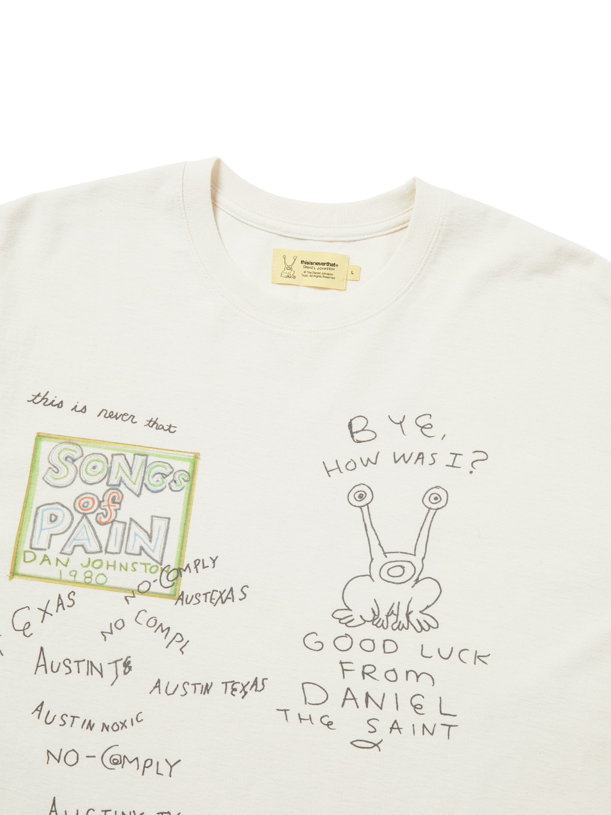 TNT Daniel Johnston SONGS of PAIN Faded Tee