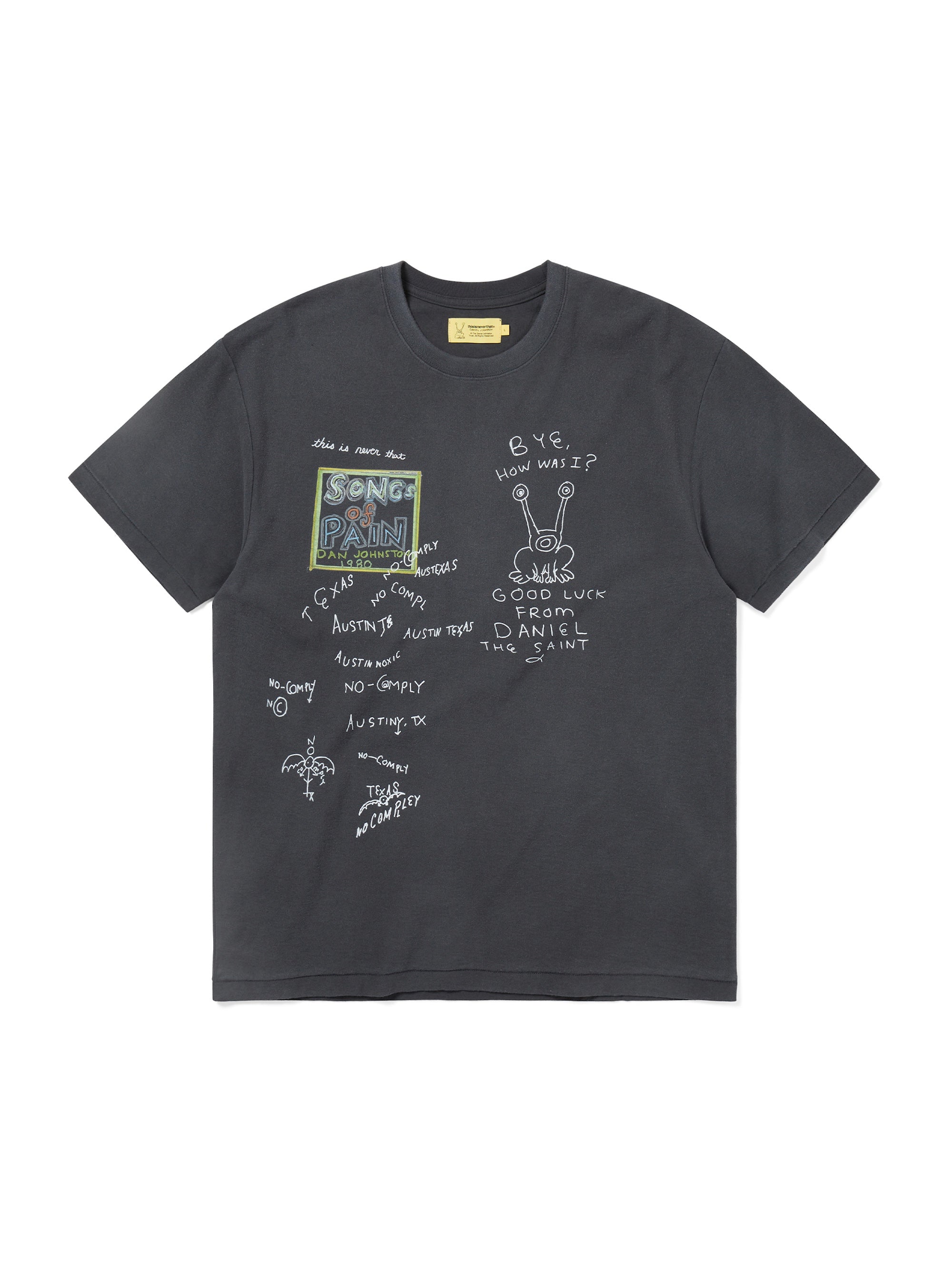 TNT Daniel Johnston SONGS of PAIN Faded Tee