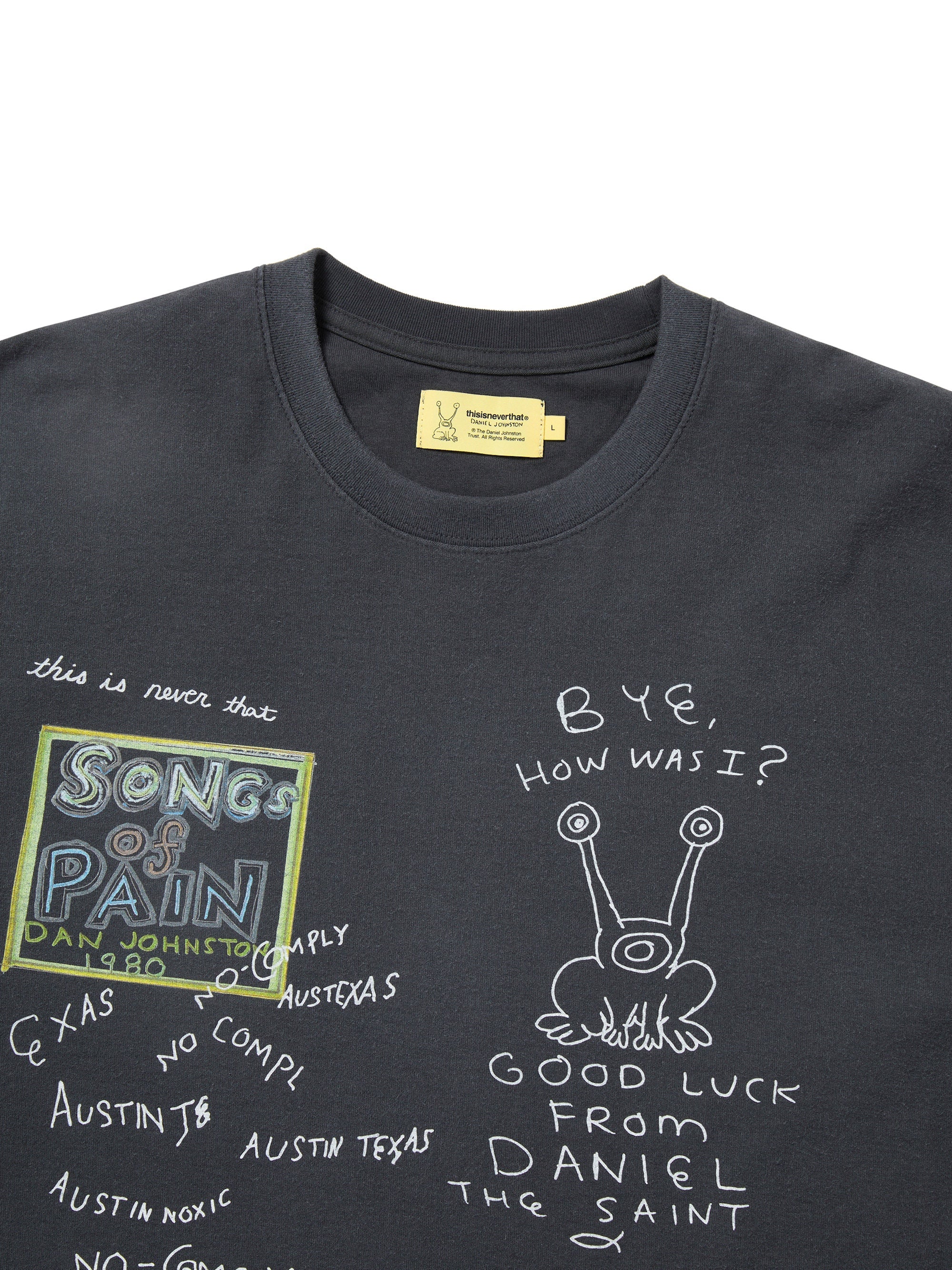TNT Daniel Johnston SONGS of PAIN Faded Tee