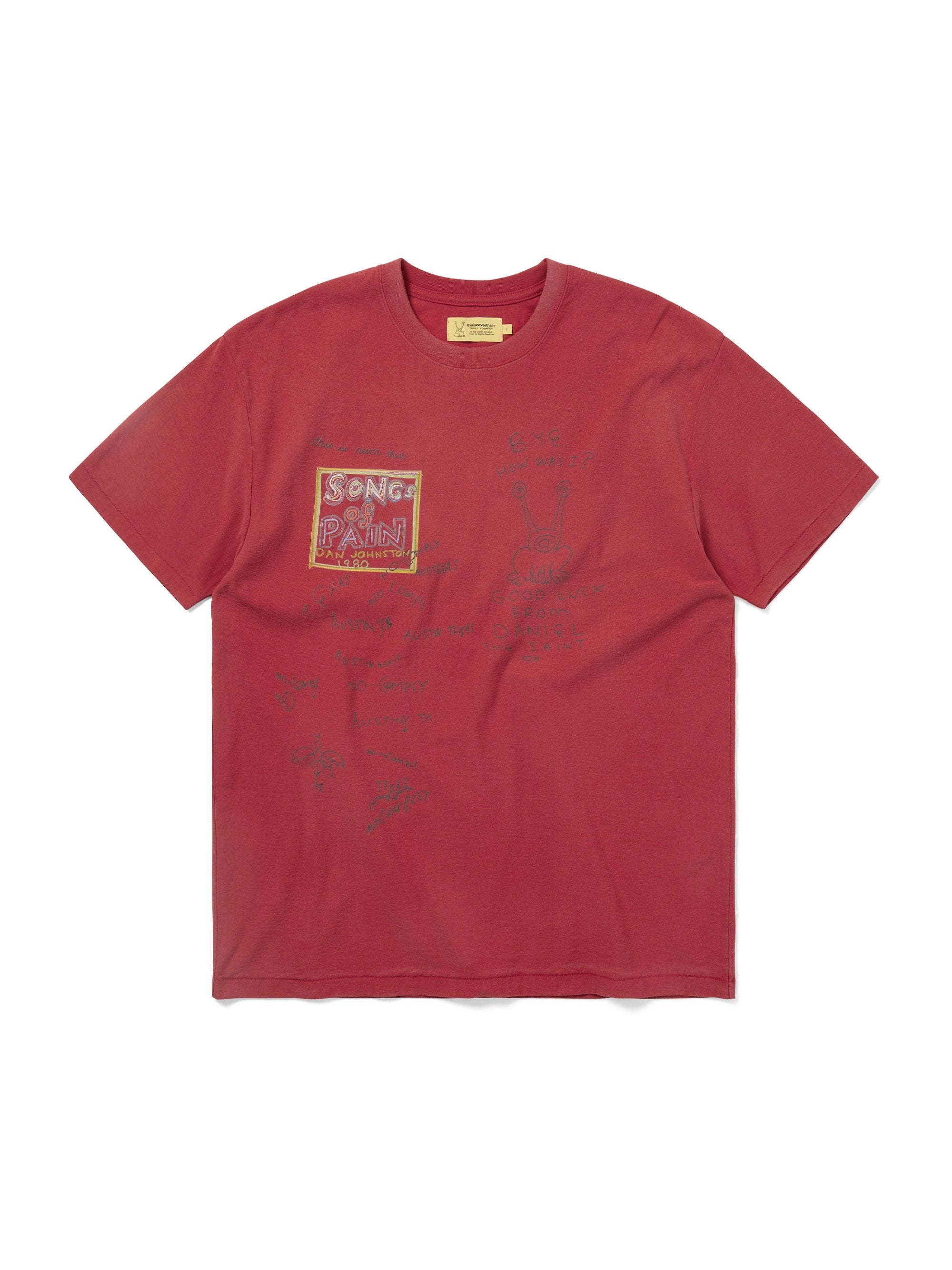 TNT Daniel Johnston SONGS of PAIN Faded Tee