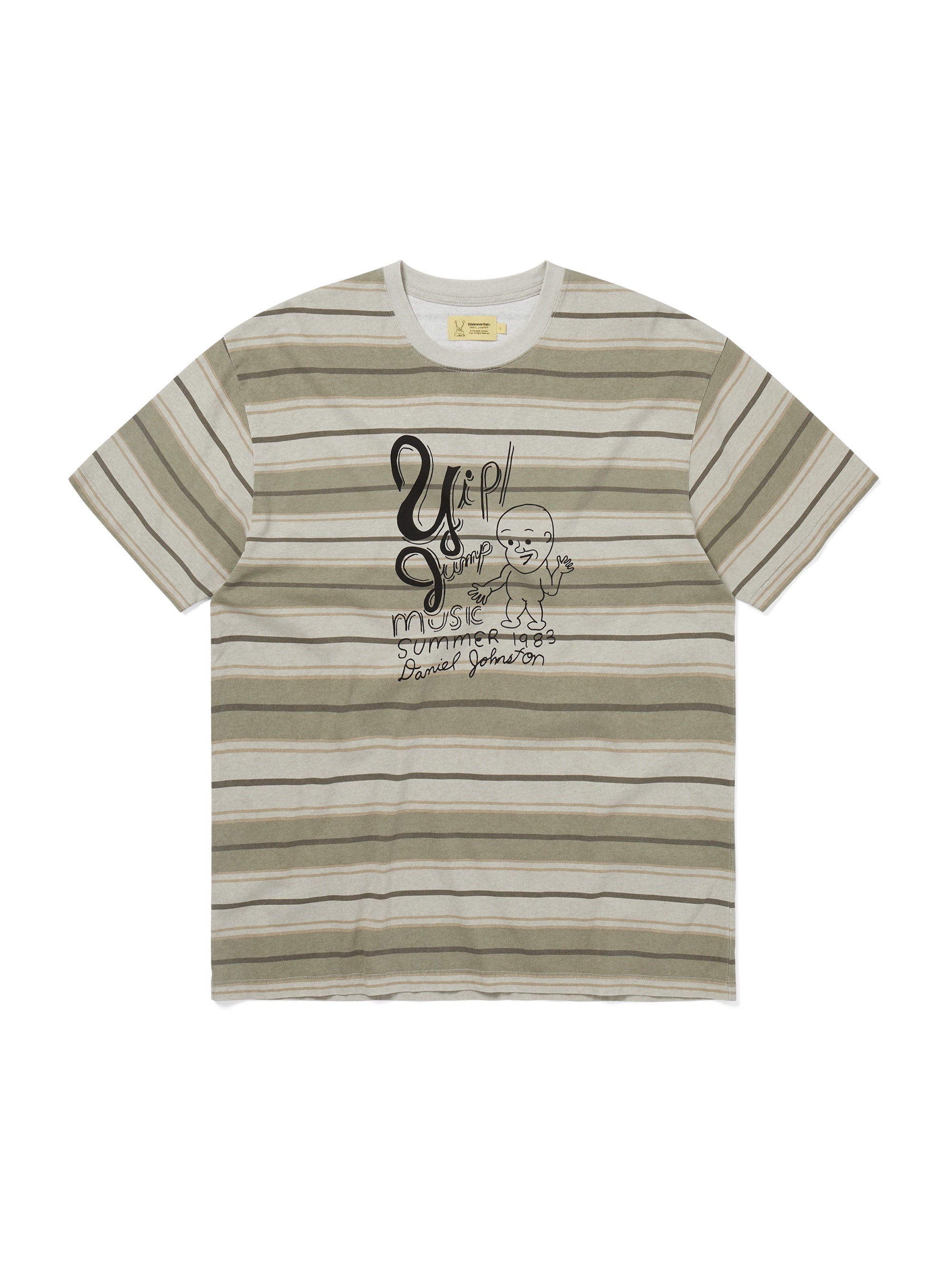 TNT Daniel Johnston Yip Jump Striped Tee