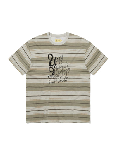 TNT Daniel Johnston Yip Jump Striped Tee