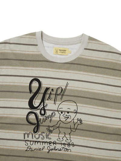 TNT Daniel Johnston Yip Jump Striped Tee