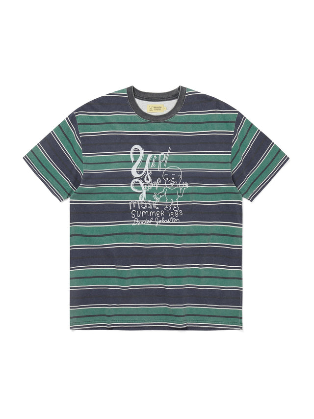 TNT Daniel Johnston Yip Jump Striped Tee