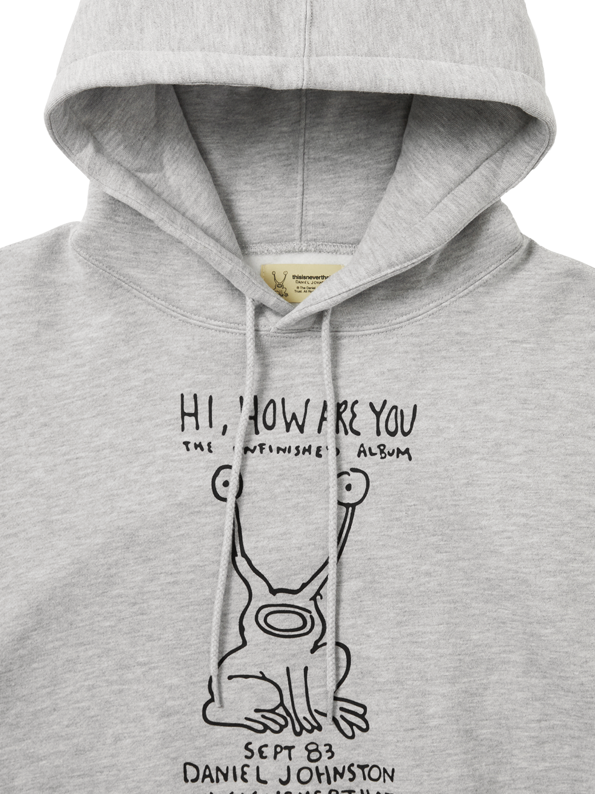 yht様 TNT Daniel Johnston Frog Hoodie – thisisneverthat® JP