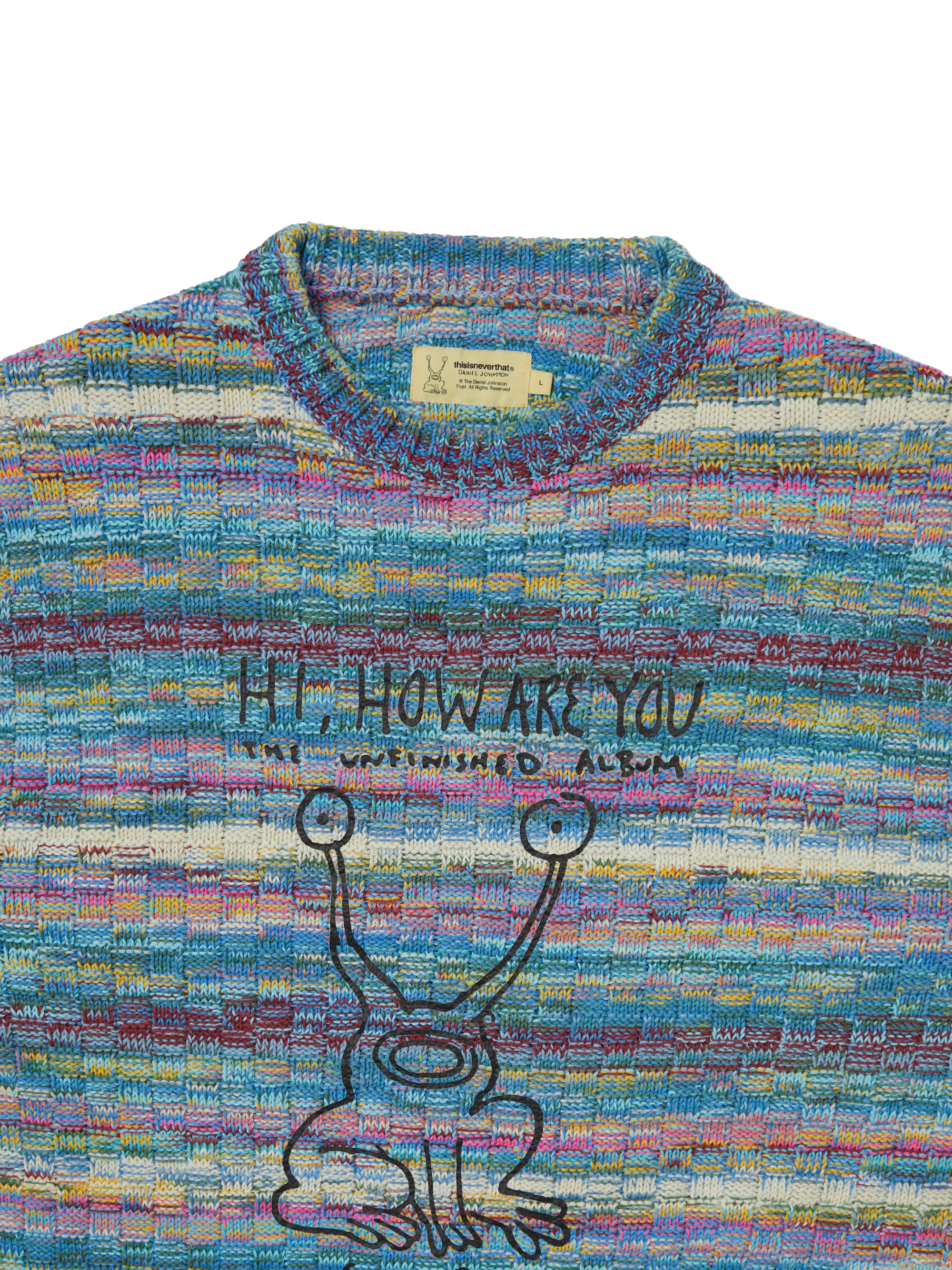 TNT Daniel Johnston Frog Knit Sweater