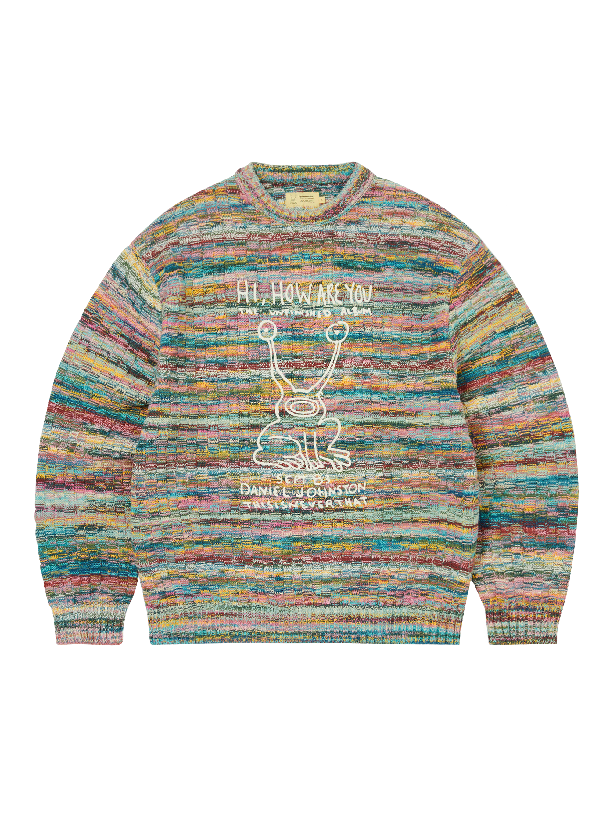 TNT Daniel Johnston Frog Knit Sweater