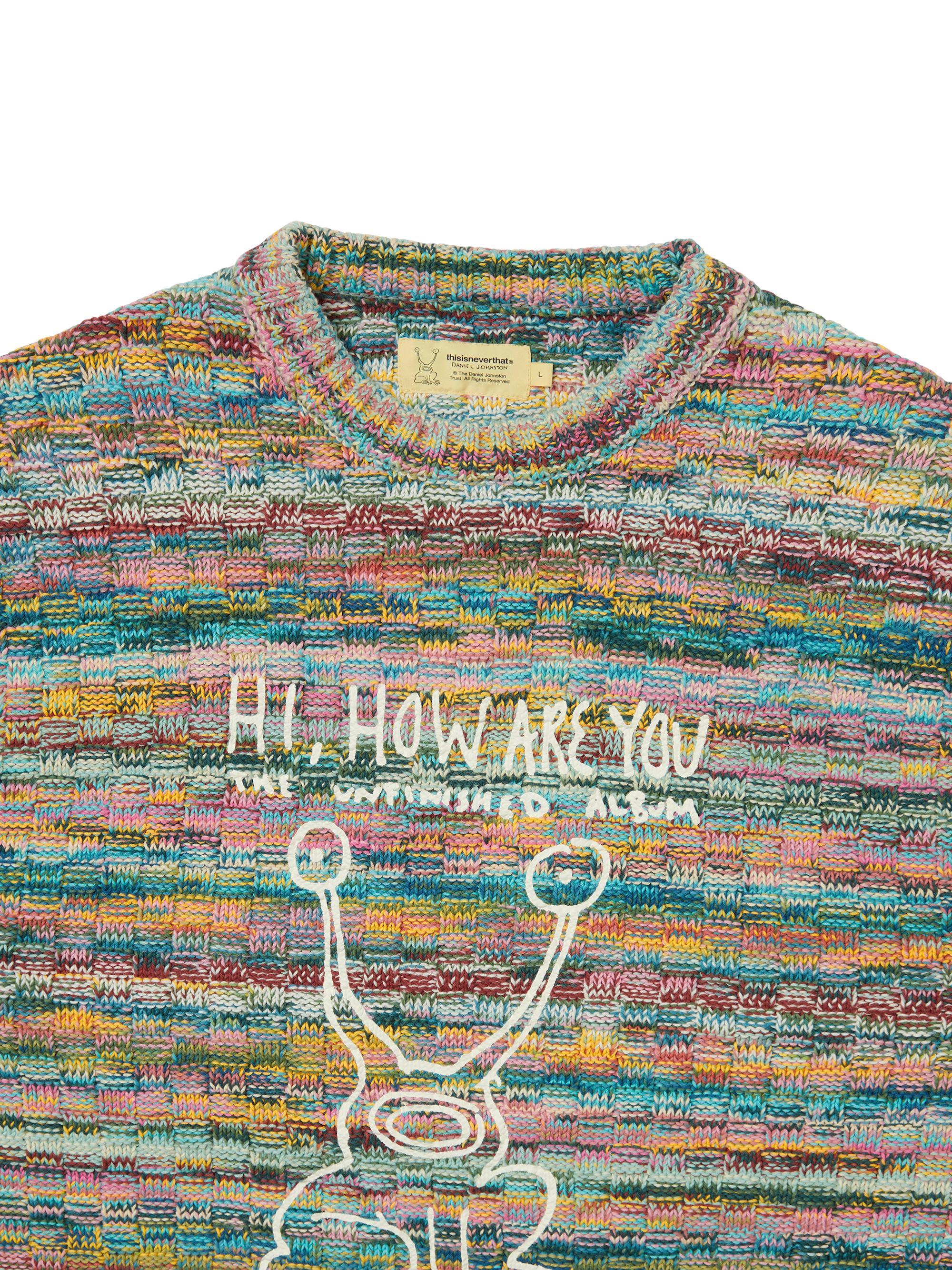 TNT Daniel Johnston Frog Knit Sweater