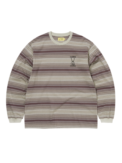 TNT Daniel Johnston Frog Striped L/S Tee