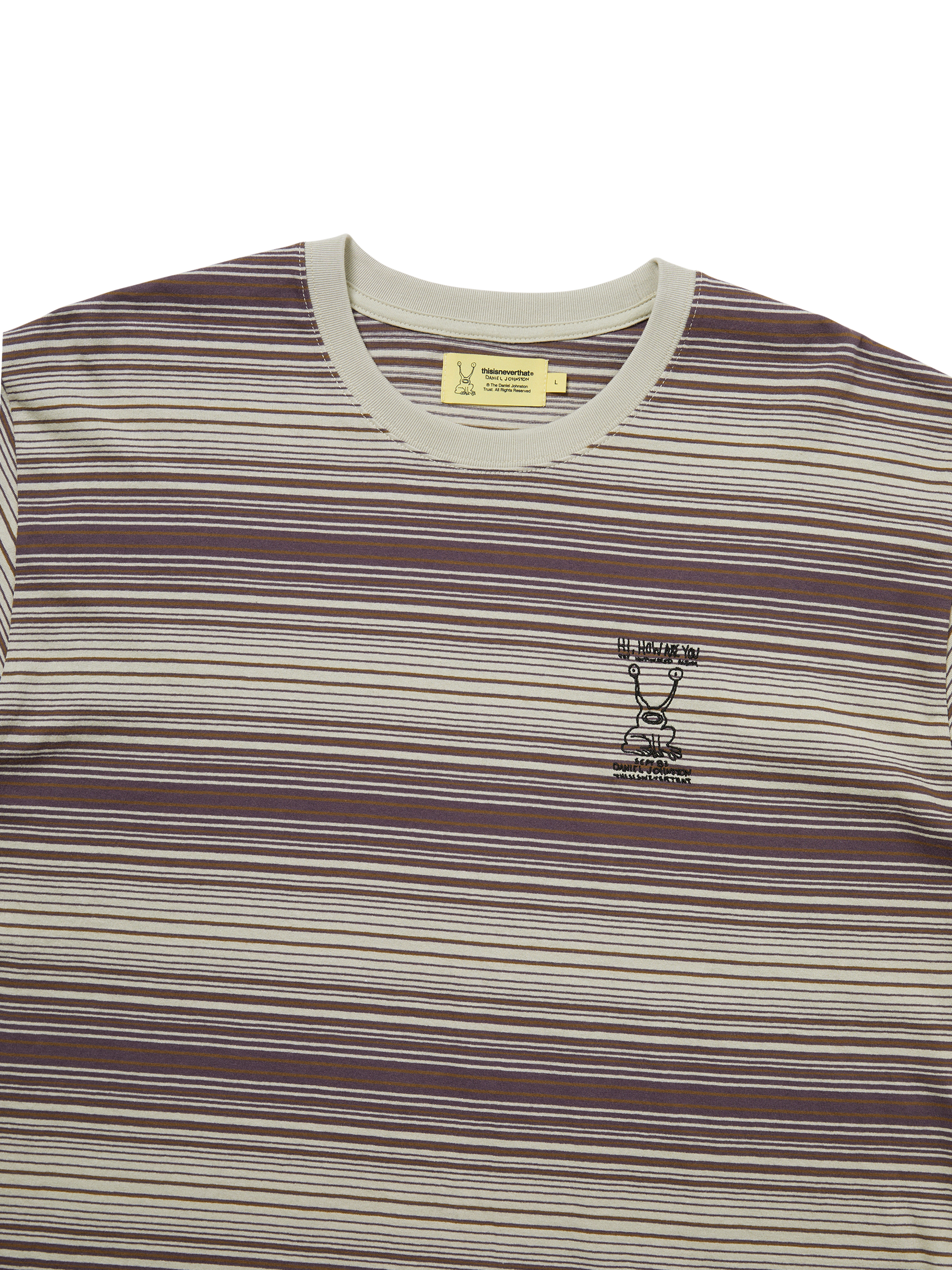 TNT Daniel Johnston Frog Striped L/S Tee