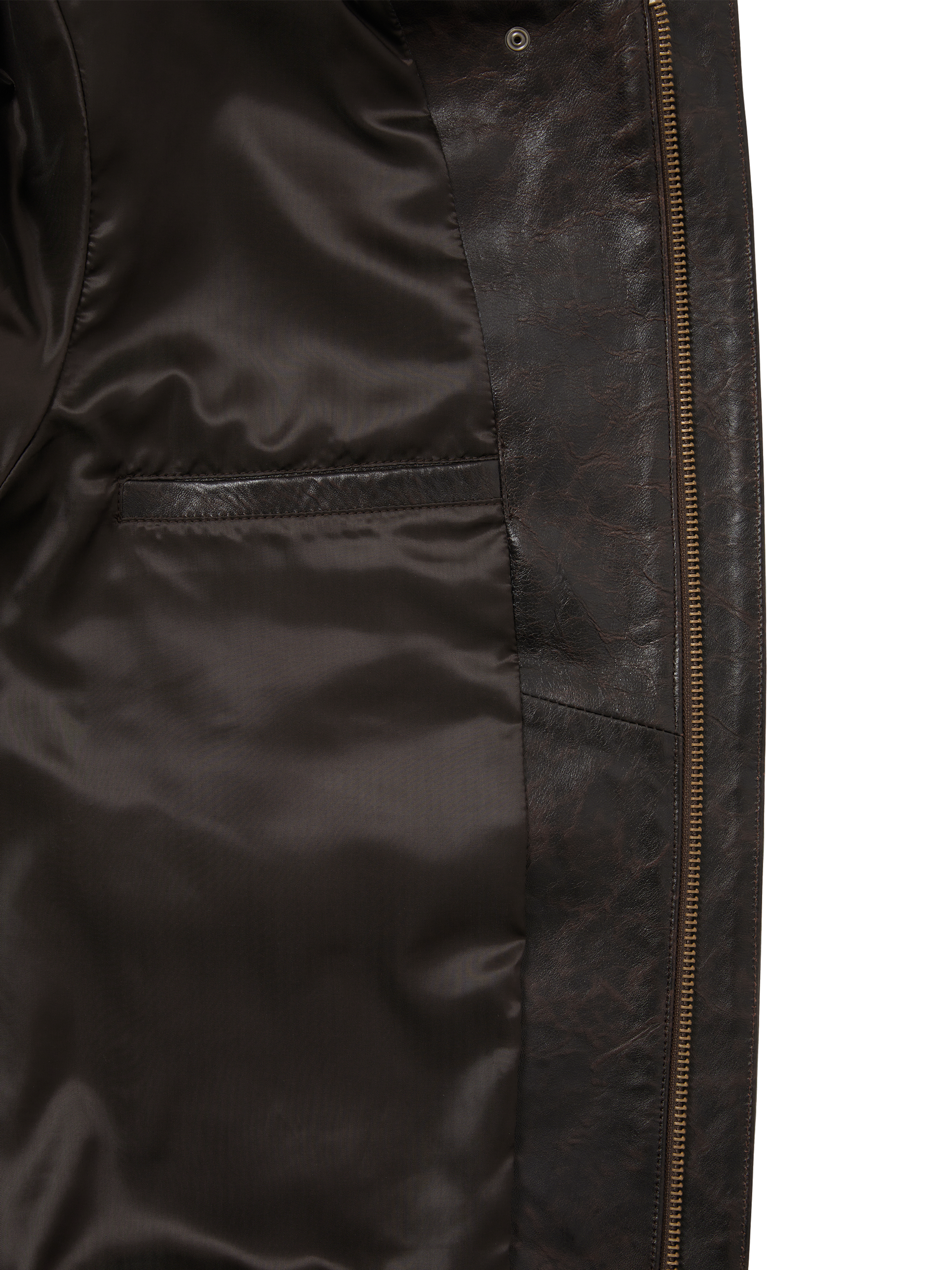 TNT Daniel Johnston Frogs Leather Flight Jacket