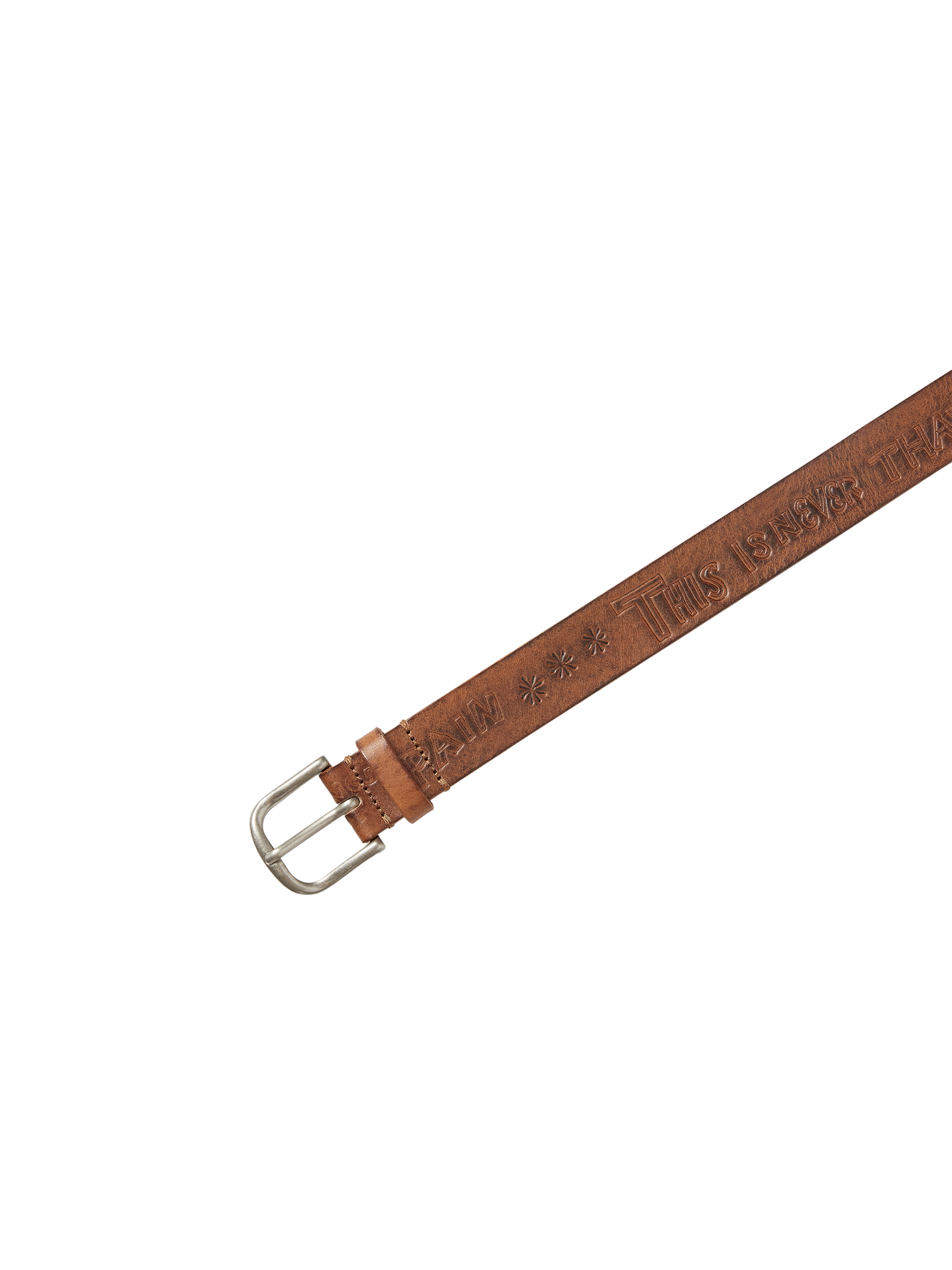 TNT Daniel Johnston Leather Belt