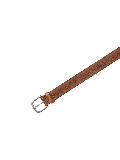 TNT Daniel Johnston Leather Belt