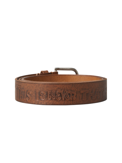 TNT Daniel Johnston Leather Belt