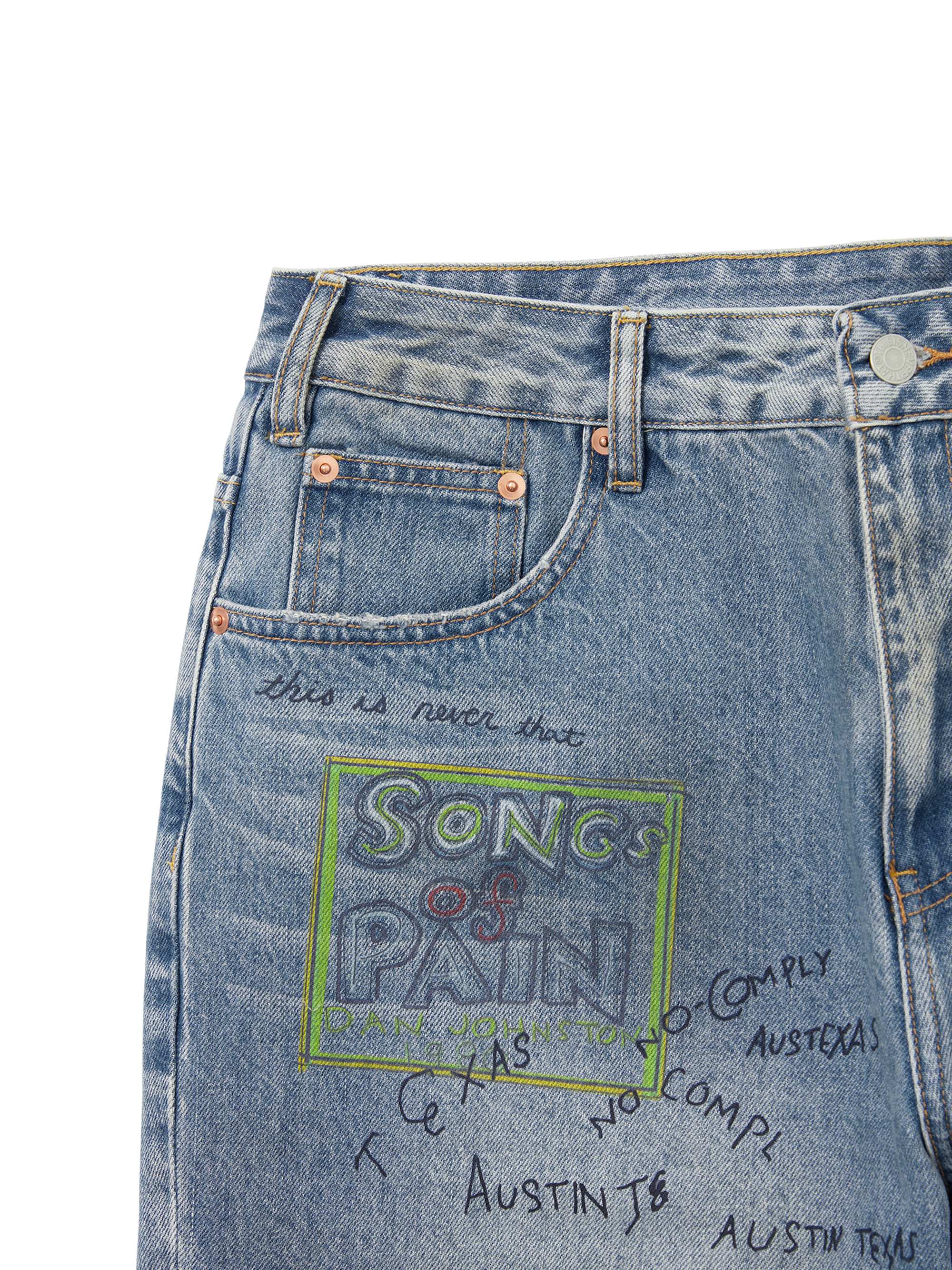TNT Daniel Johnston SONGS of PAIN Denim Pant