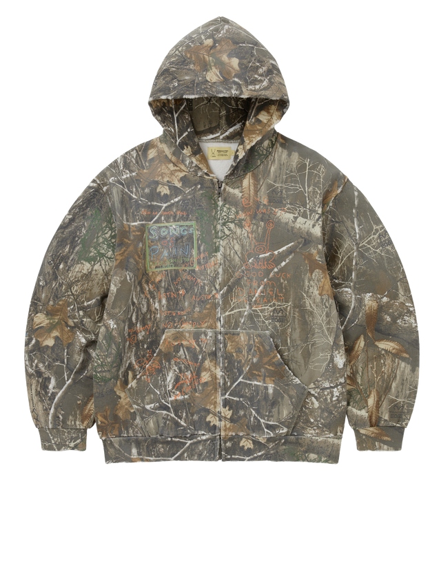 TNT Daniel Johnston SONGS of PAIN Faded Zip Up Hoodie