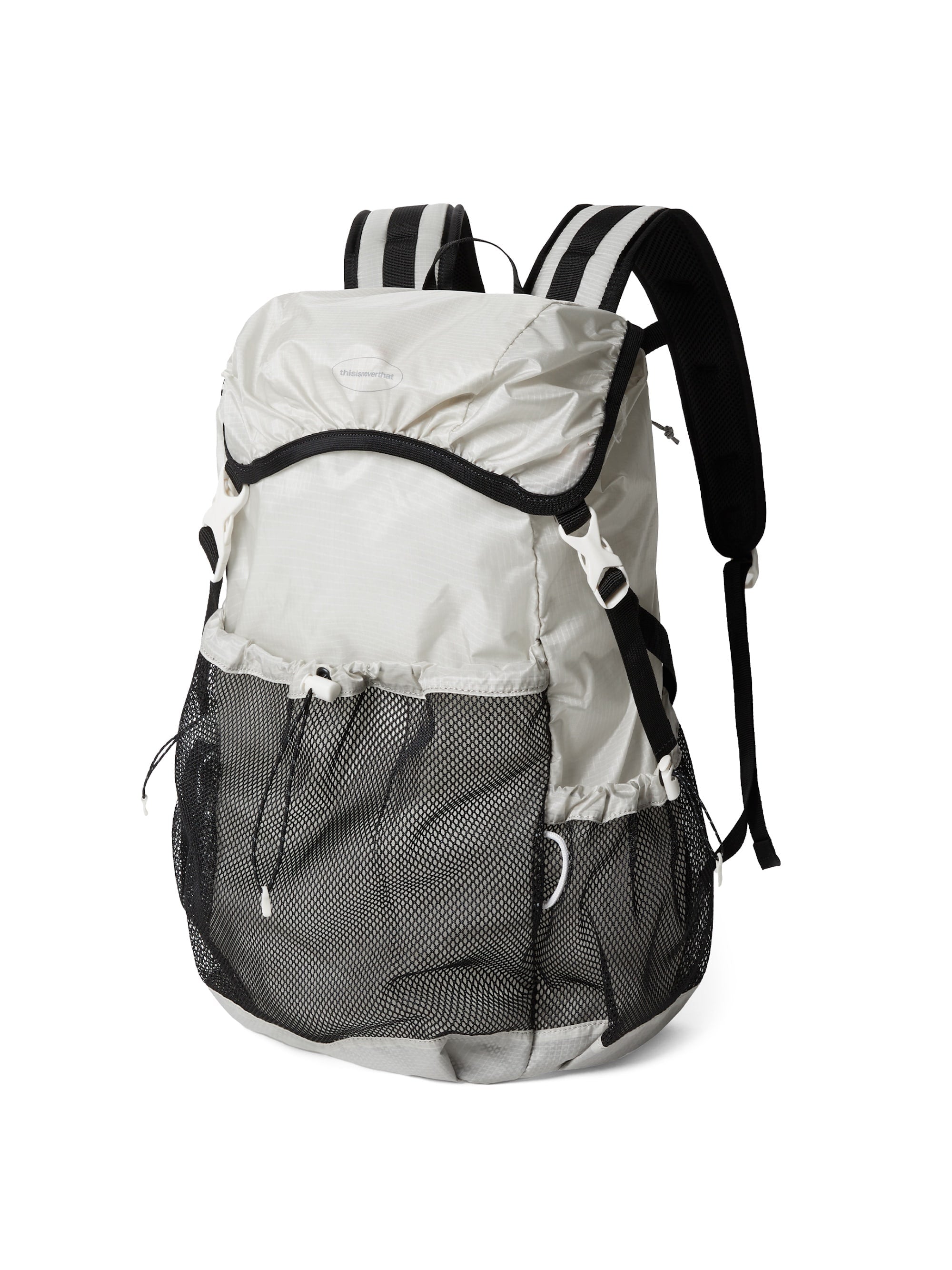 thisisneverthat ブラック ボディバッグ Washed Nylon Lumbar Pack - thisisneverthat®