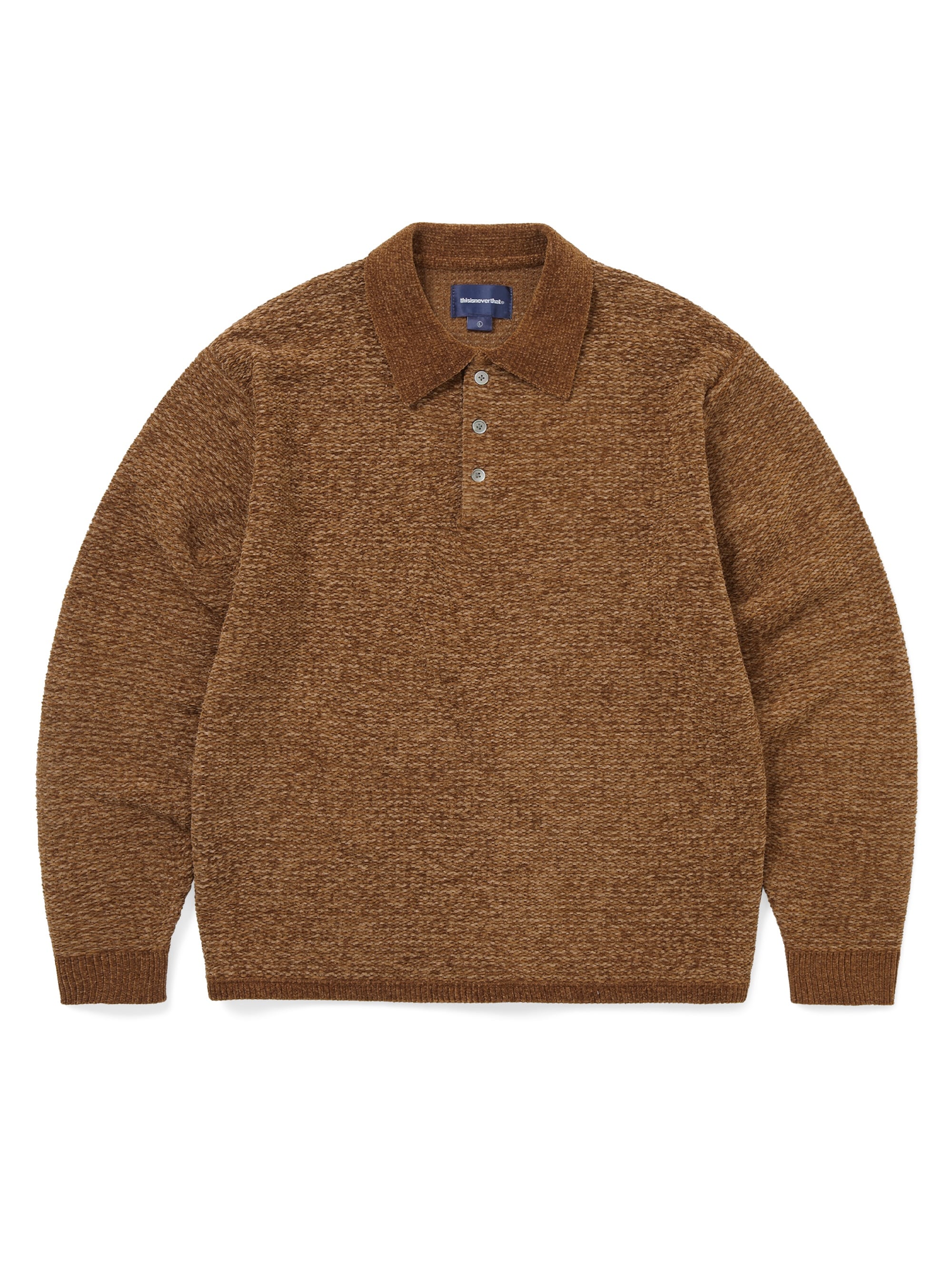 Velvet Knit Polo – thisisneverthat® JP