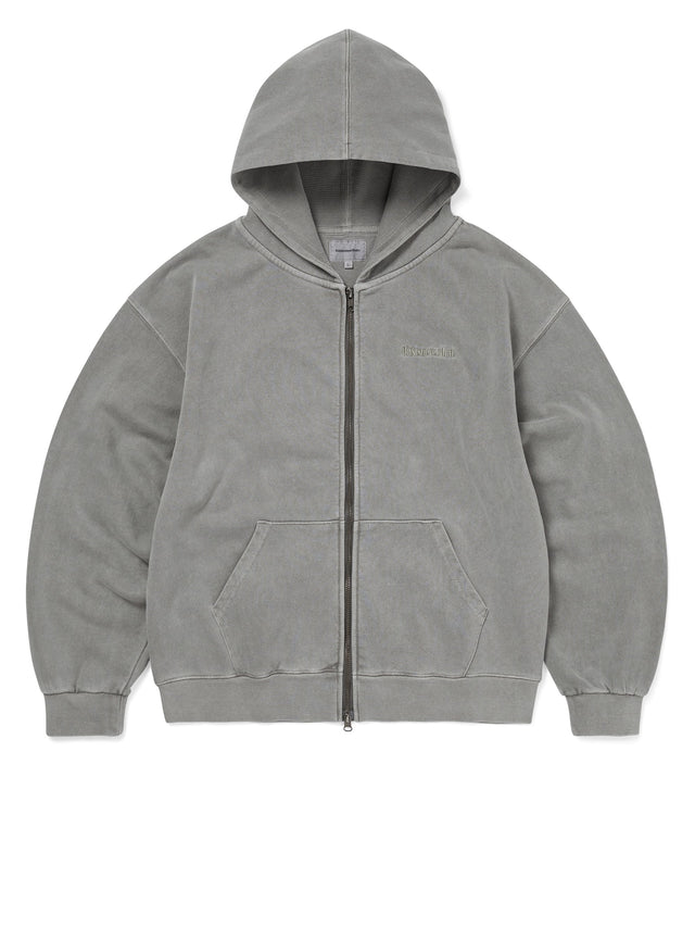 Waffle Lined Zip Up Hoodie