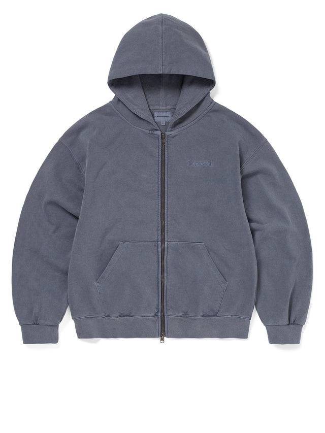 Waffle Lined Zip Up Hoodie