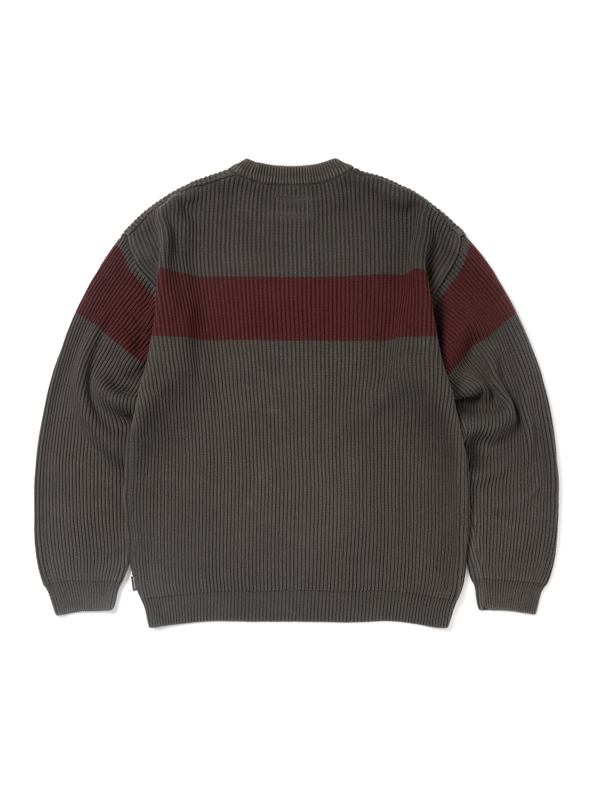 Washed Block Knit Sweater