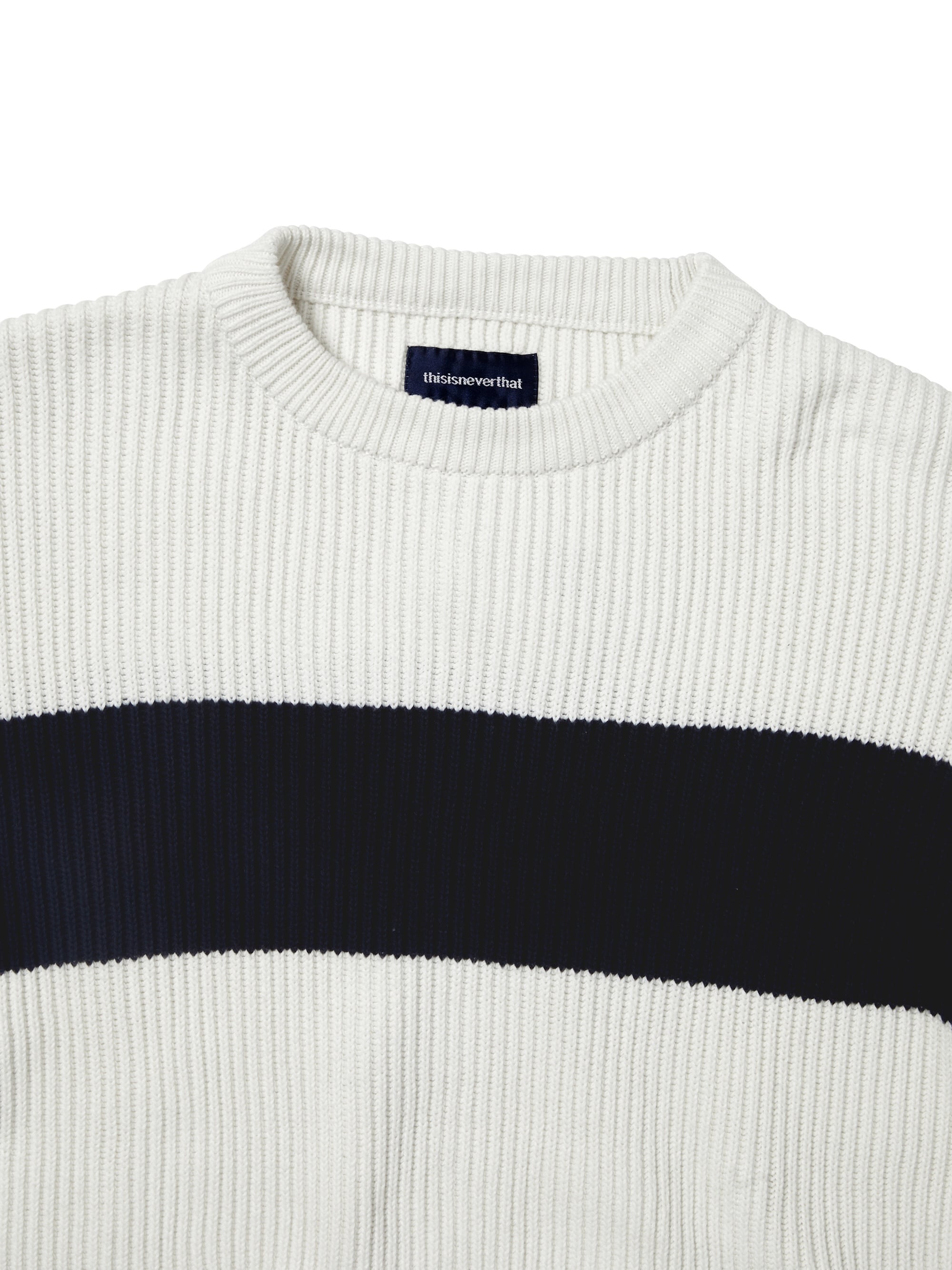 Washed Block Knit Sweater