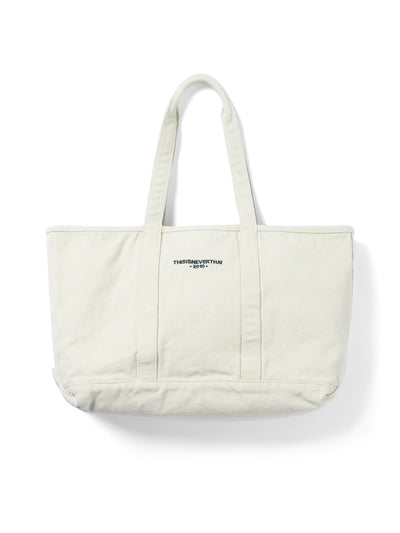 Washed Canvas Tote Bag