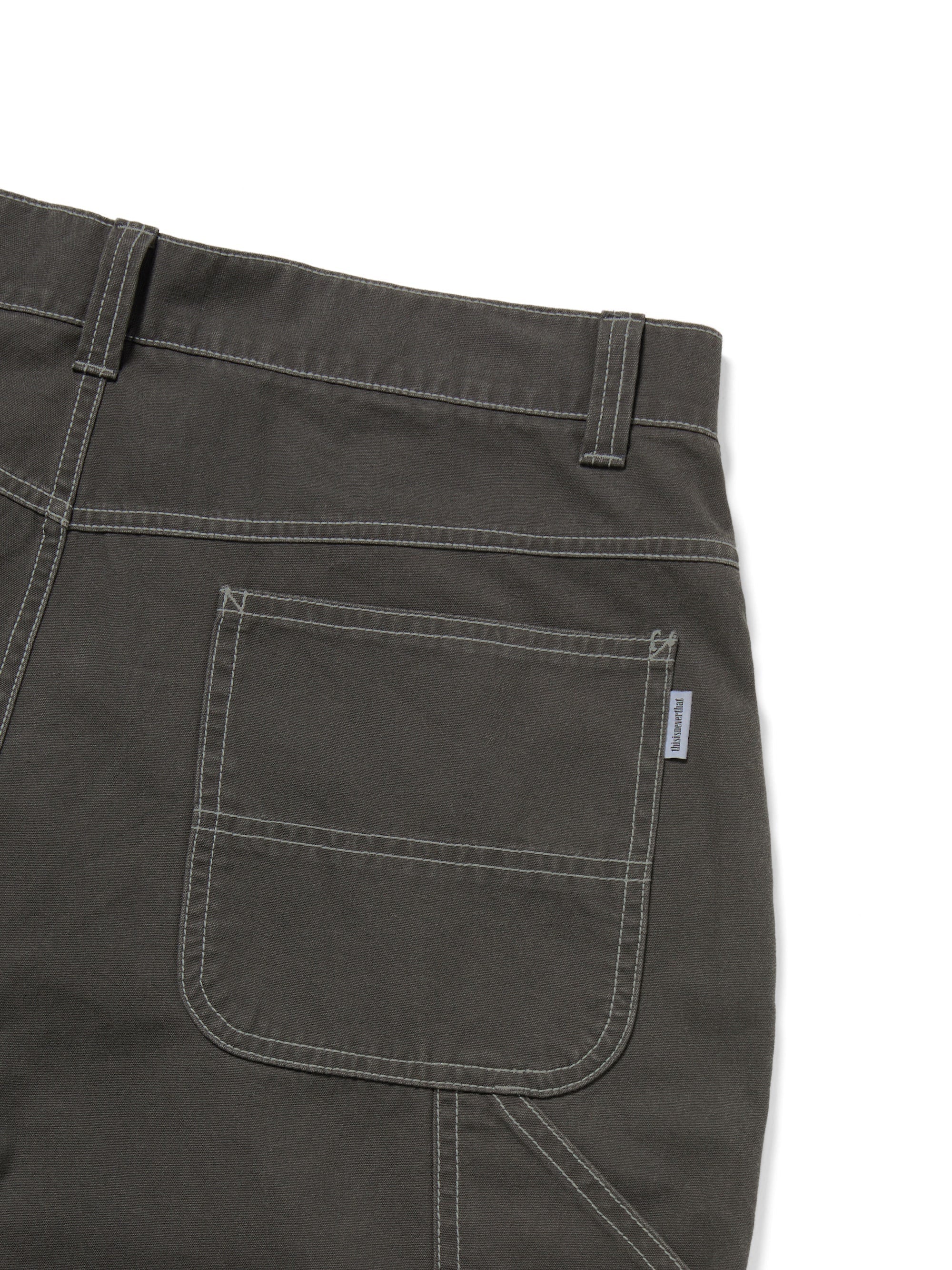 Washed Canvas Work Pant