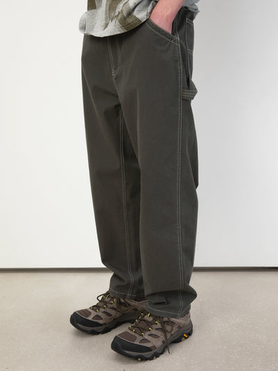 Washed Canvas Work Pant