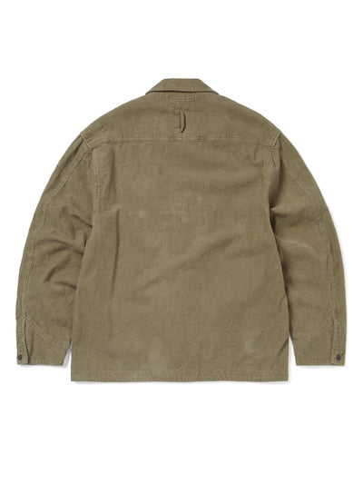 Washed Corduroy Zip Jacket