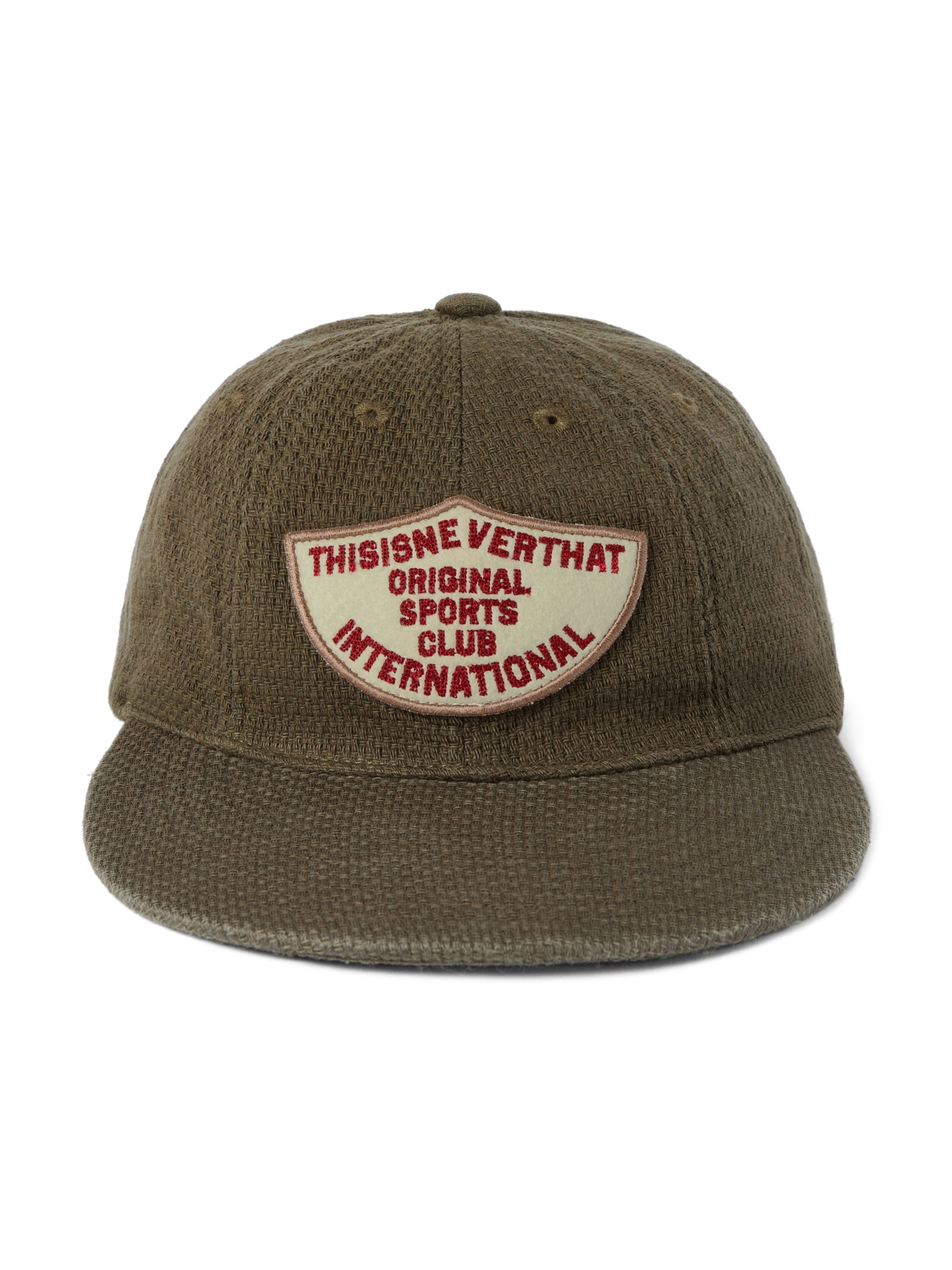 Washed Dobby Patch Cap