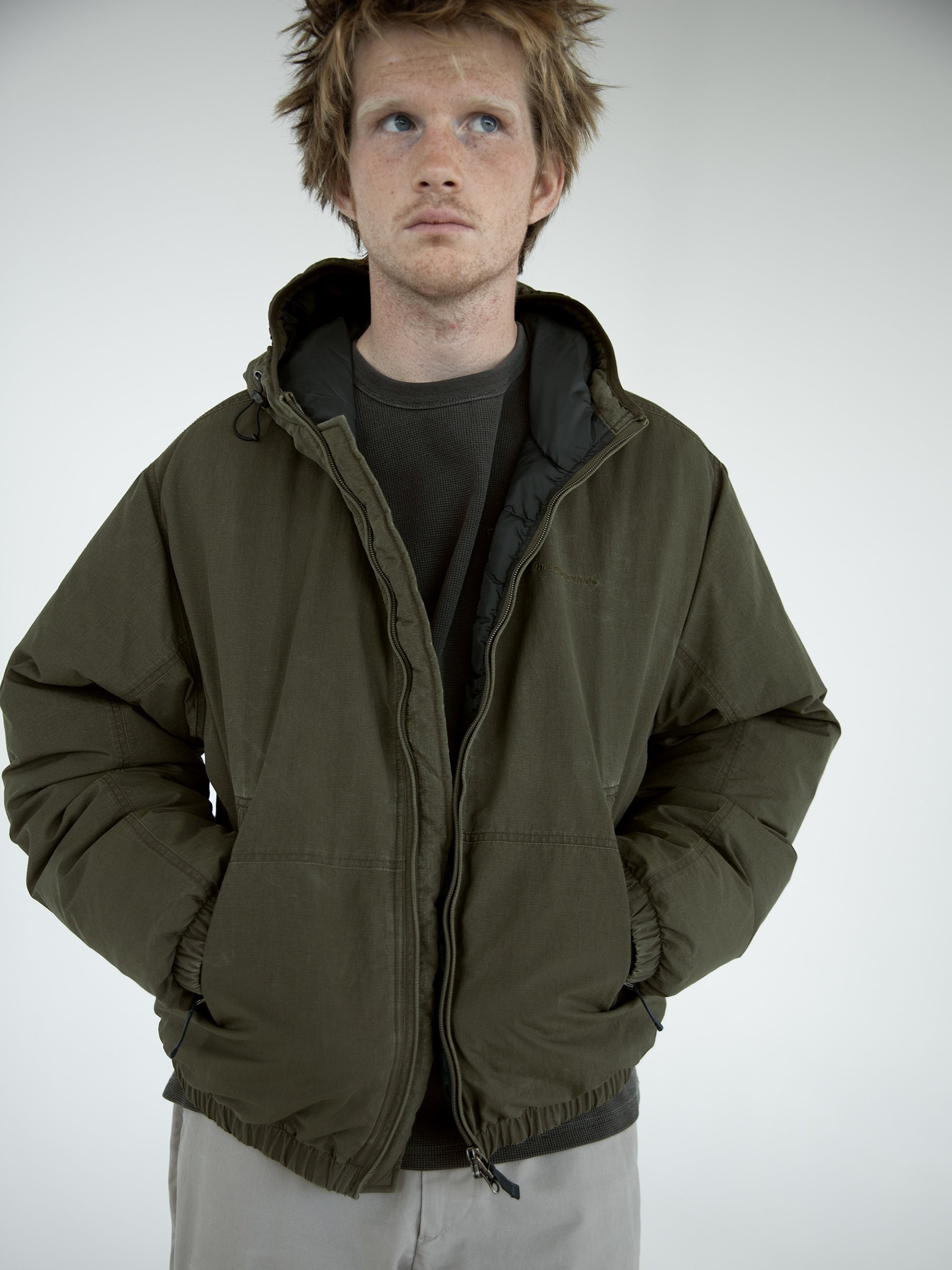 Washed Down Puffer Jacket – thisisneverthat® JP