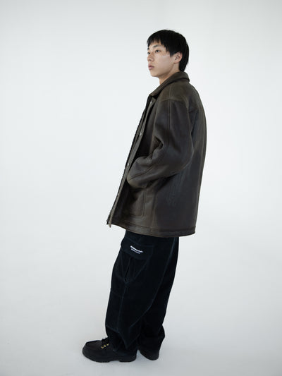 Washed Shearling Jacket