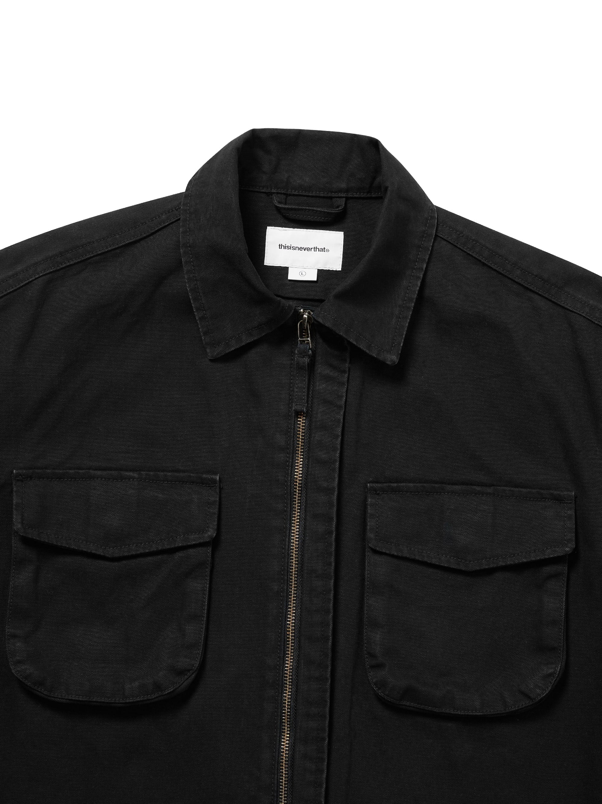 Washed Zip Shirt