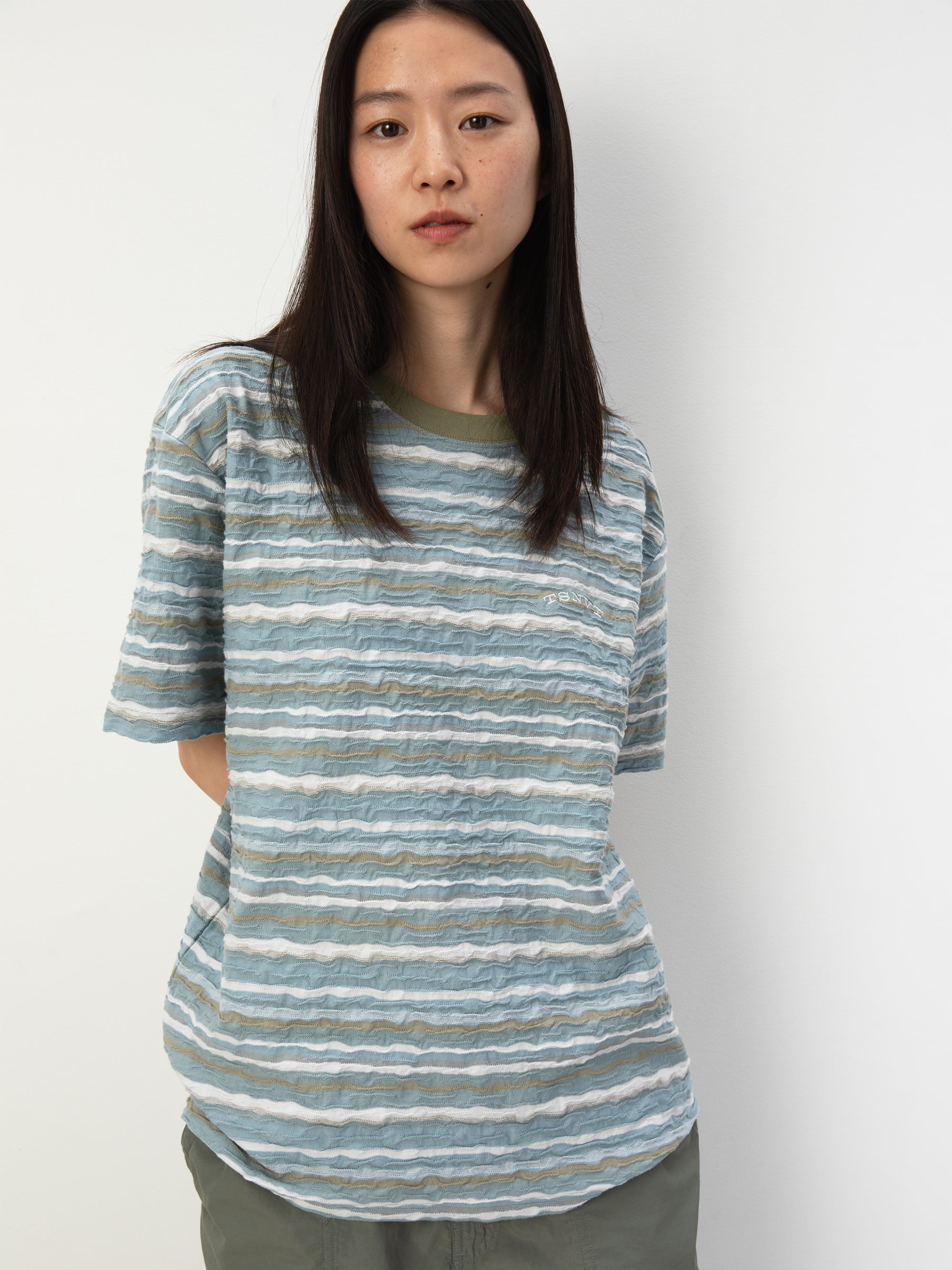 Wave Jacquard Tee