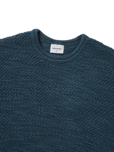 Wool Crochet Knit L/S Crew