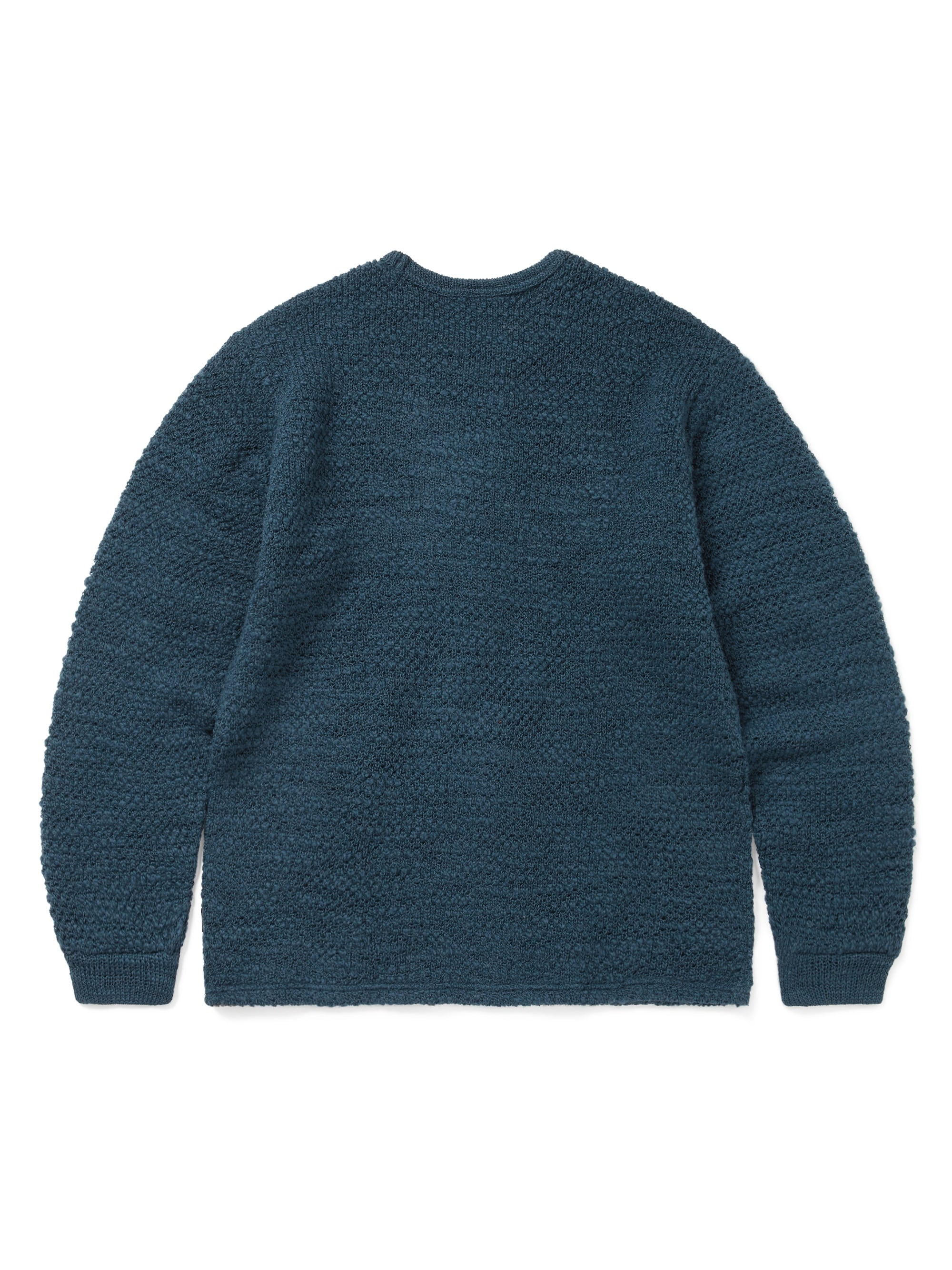 Wool Crochet Knit L/S Crew