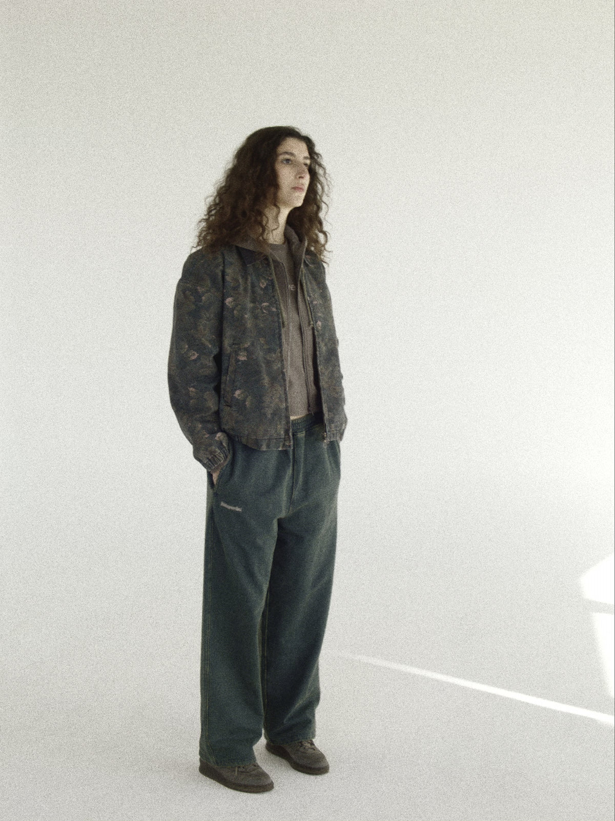 Denim Blouson Jacket