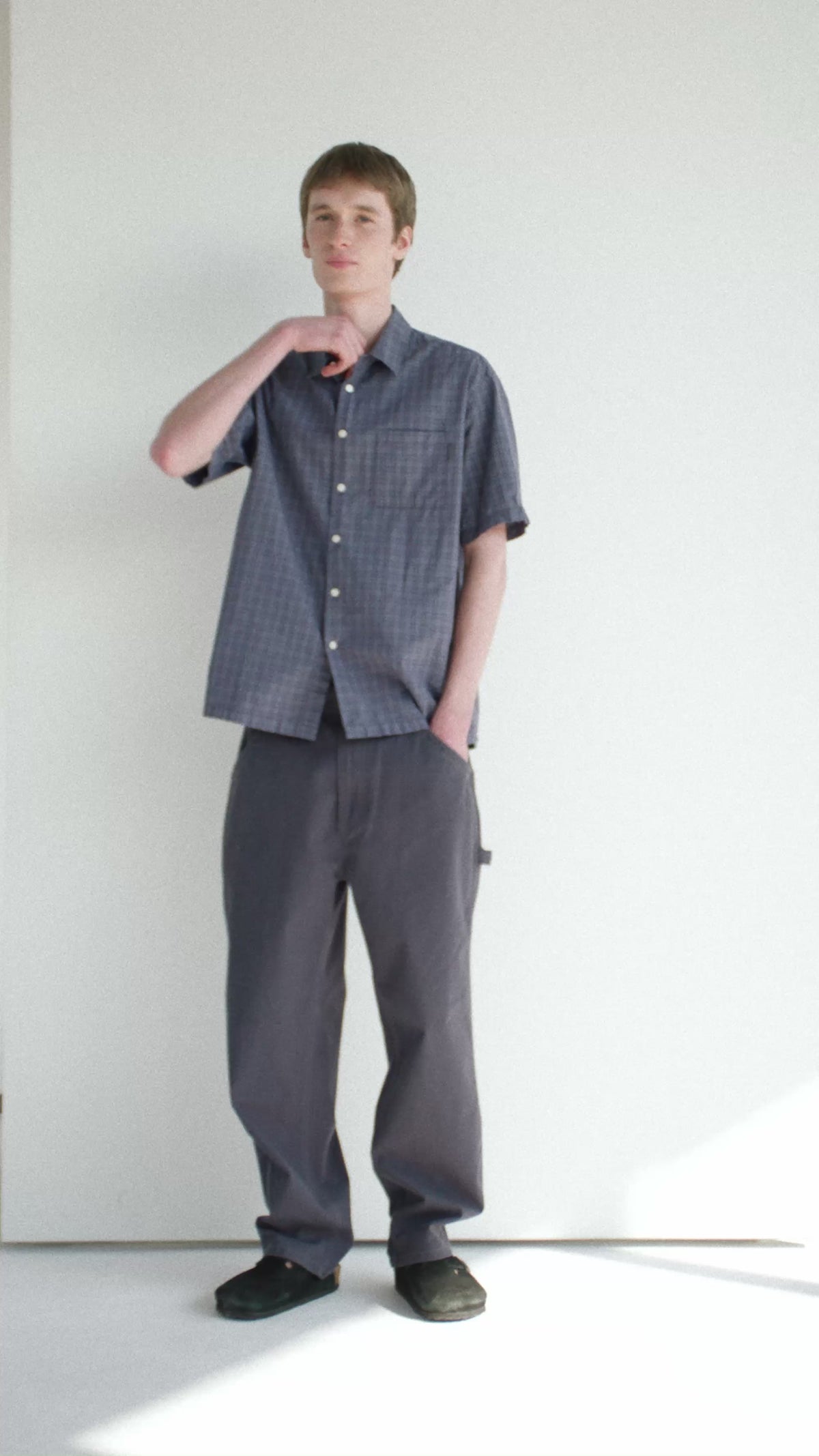 Washed Canvas Work Pant
