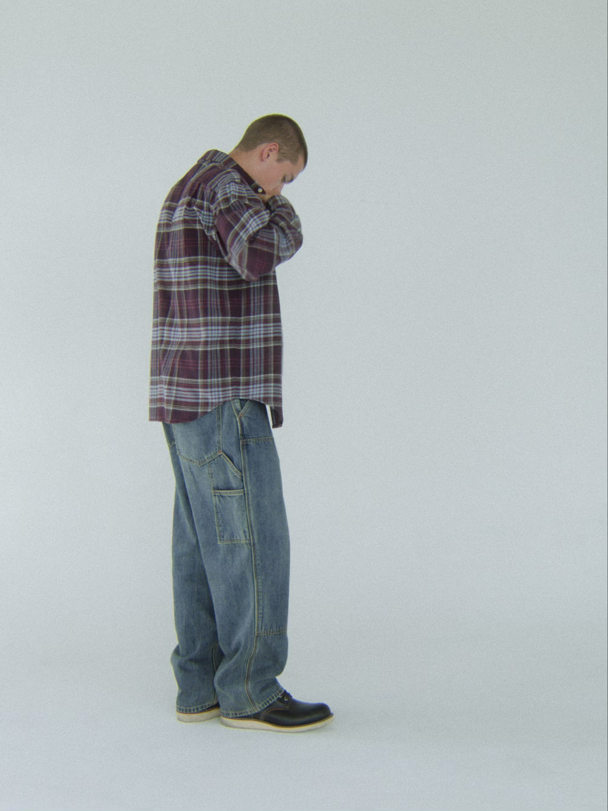 (FW25)Denim Double Knee Pant