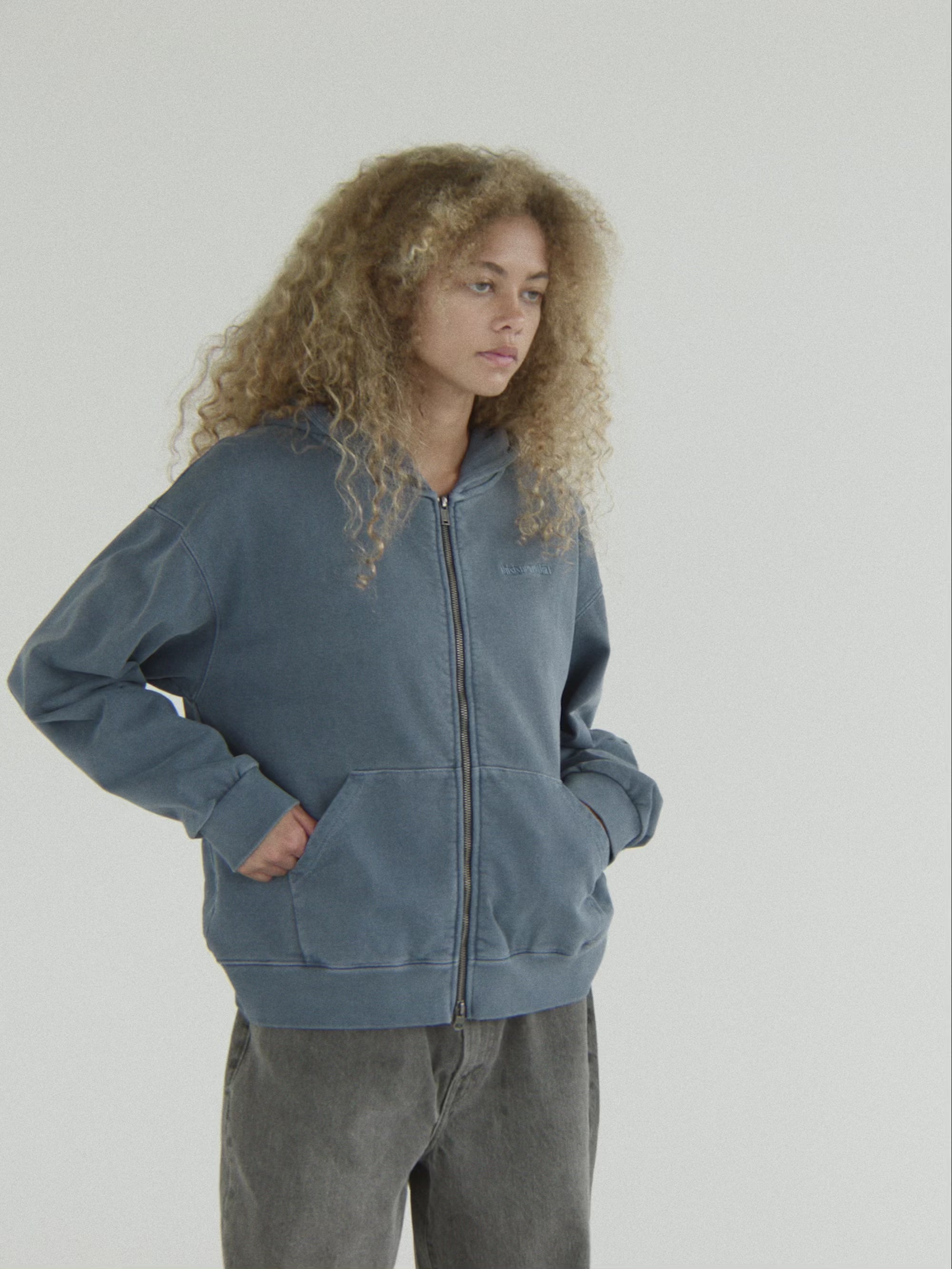 Waffle Lined Zip Up Hoodie – thisisneverthat® JP