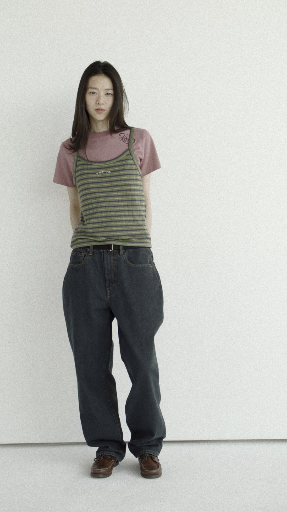 Sleeveless Striped W Top