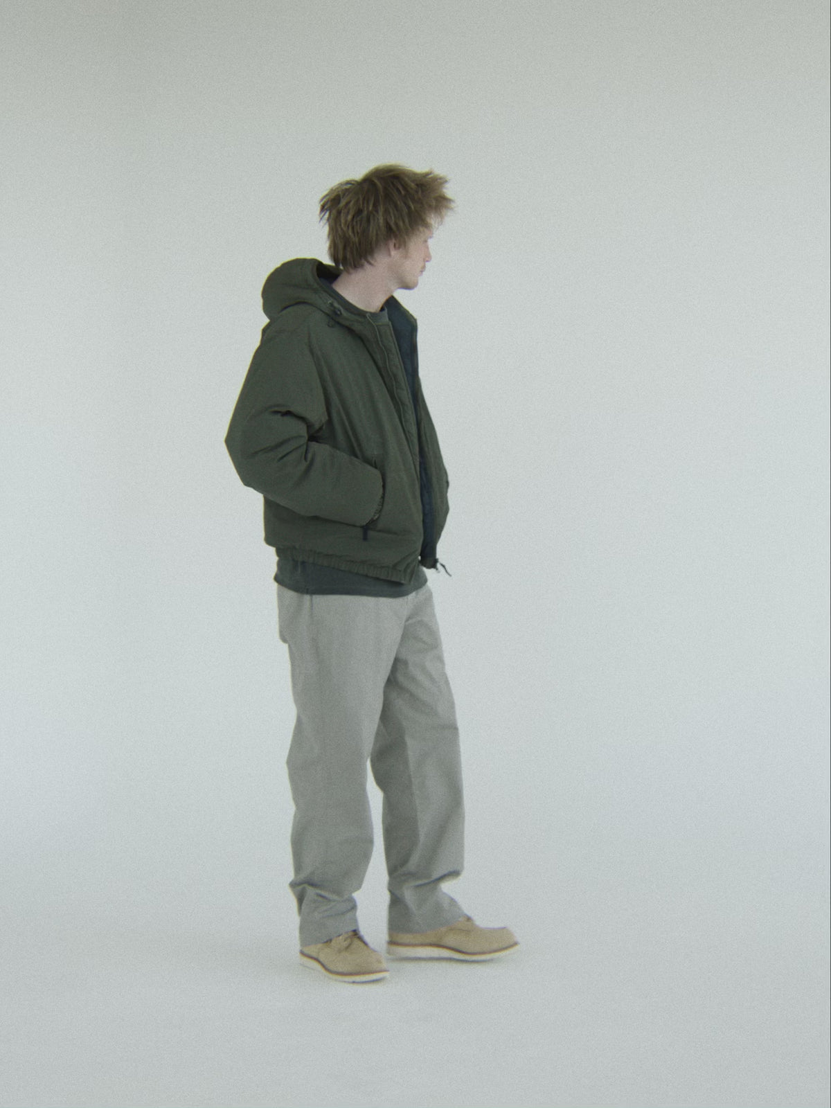 Washed Down Puffer Jacket