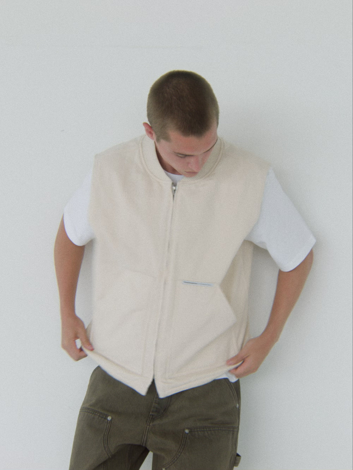 Washed Duck Vest