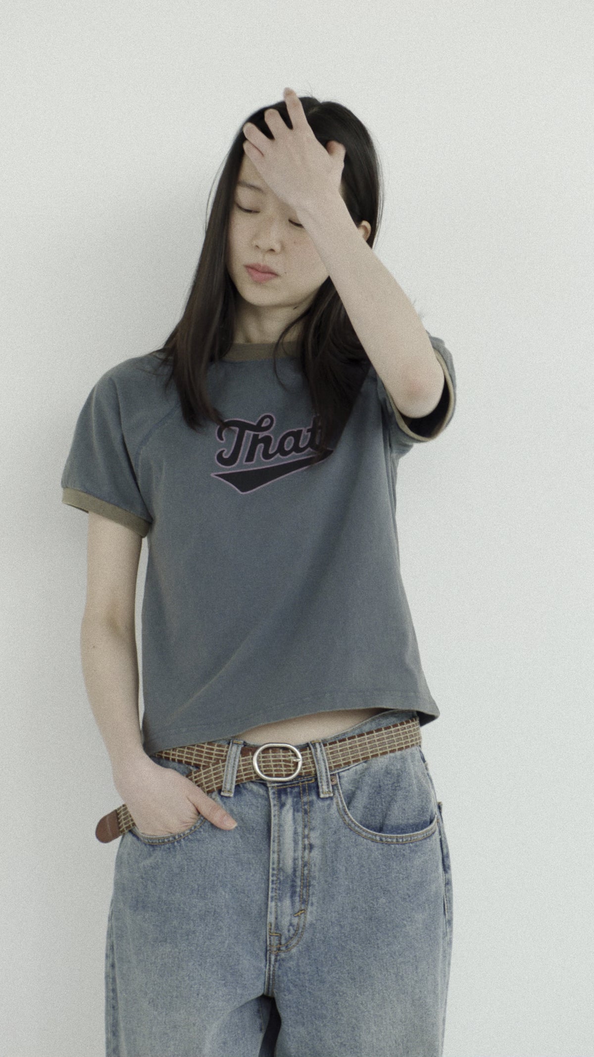 Faded Raglan W Tee