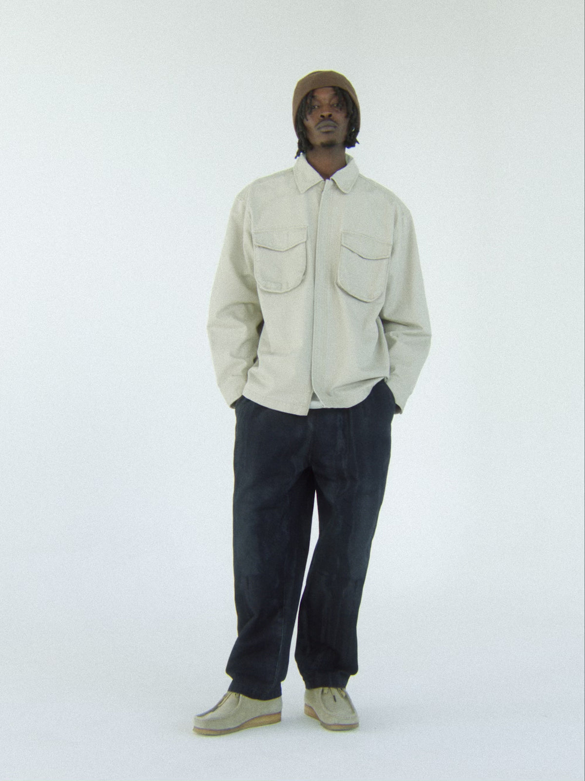 Washed Zip Shirt