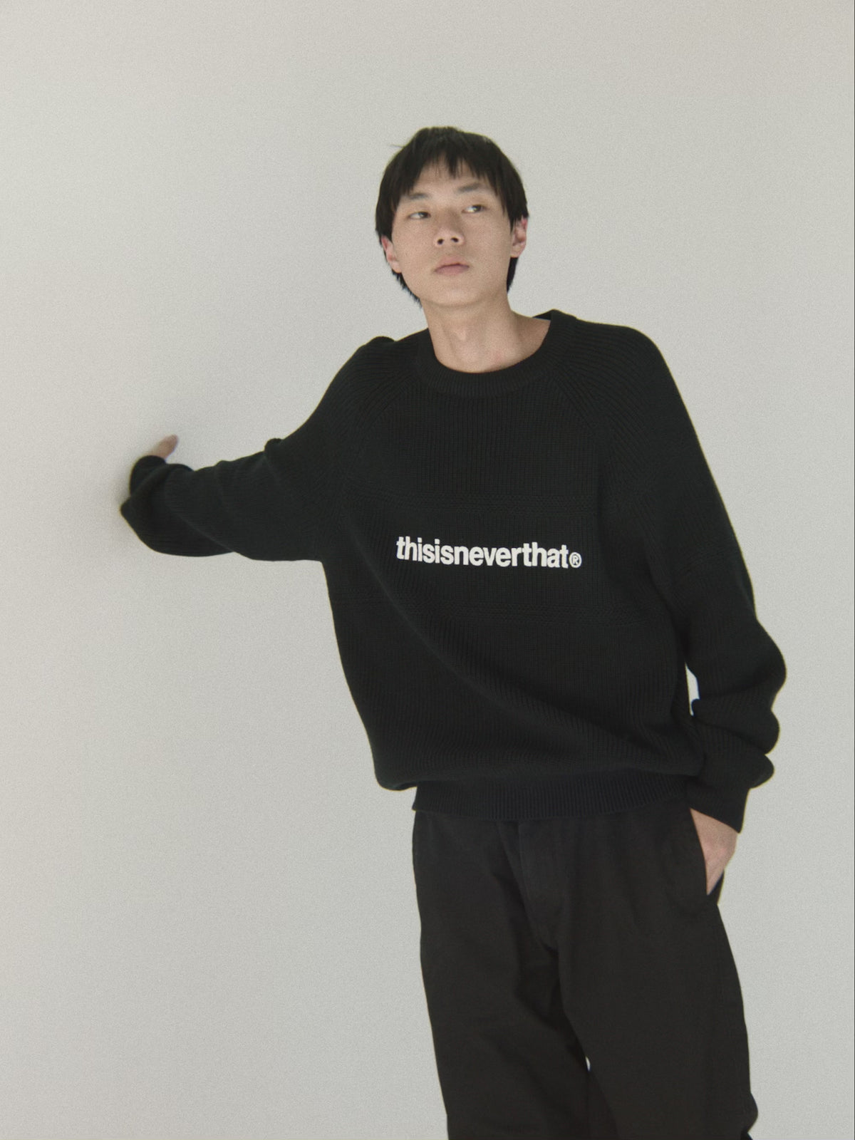 T-Logo Knit Sweater