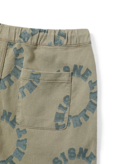 2Tone Logo Jacquard Short