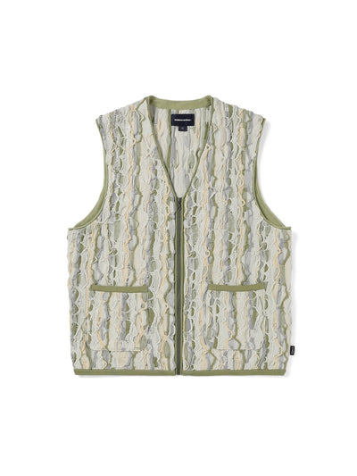 3D Cable Knit Vest