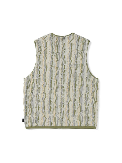 3D Cable Knit Vest